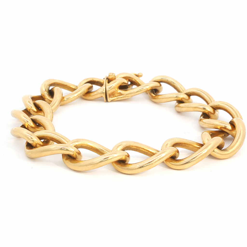Vintage Oval Curb Link Bracelet