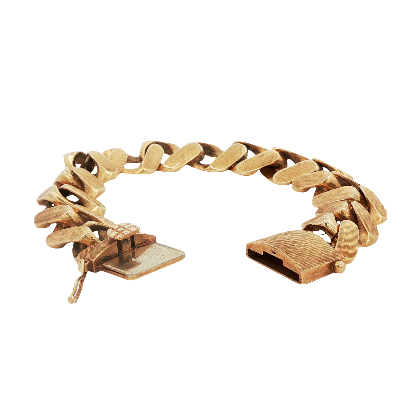 ON HOLD FOR IV - Vintage Pyramid Curb Bracelet