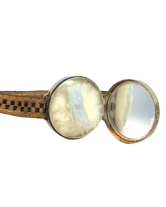 Antique Austrian Enamel Cat Bracelet