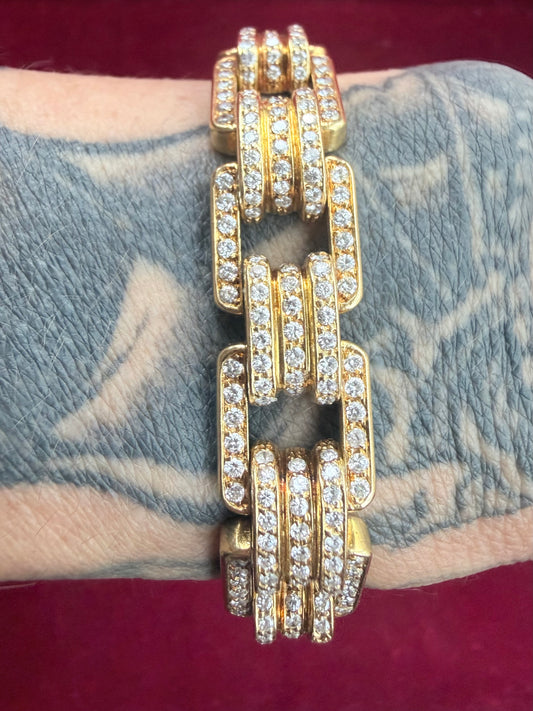 Vintage Bvlgari Diamond Bracelet