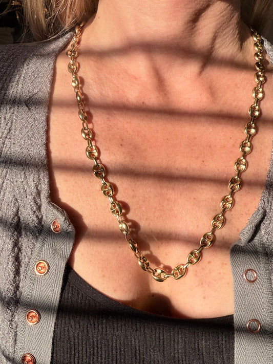 Vintage Mariner Link Necklace