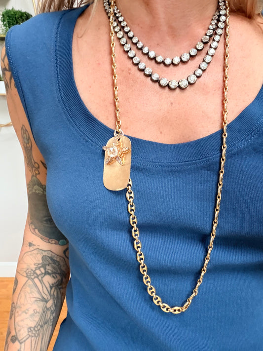 Vintage Georges L’Enfant Anchor Link Chain