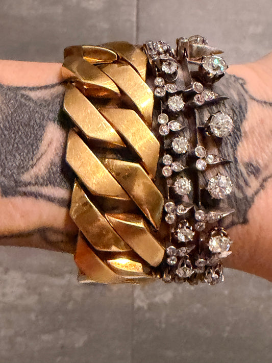 Vintage Bvlgari Octogan Curb Bracelet