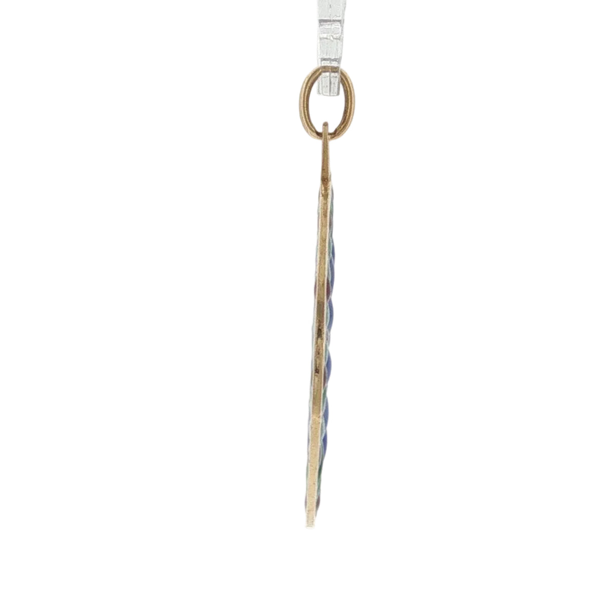 Antique French Plique-à-Jour Pendant