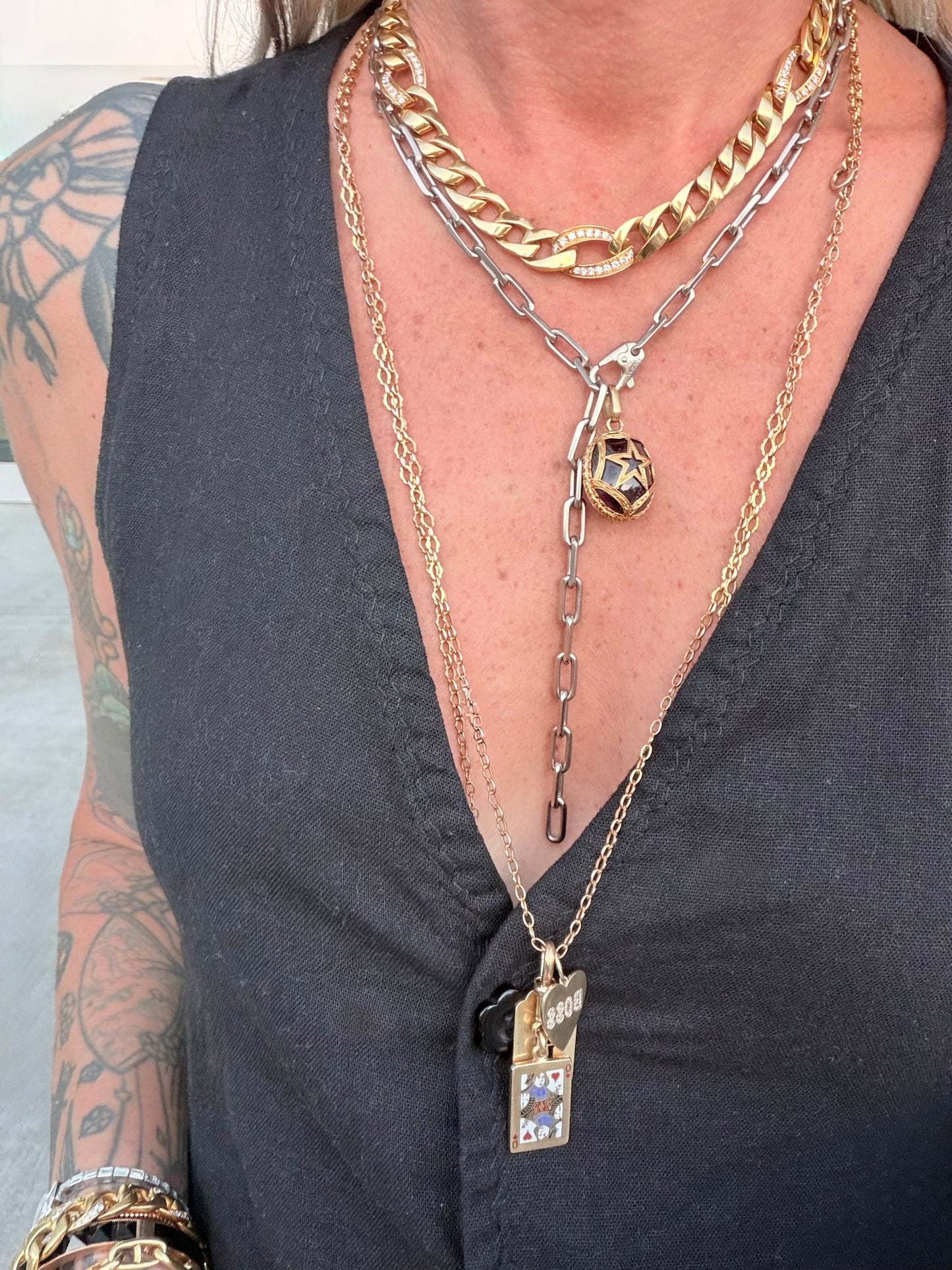Santos de Cartier White Gold Chain