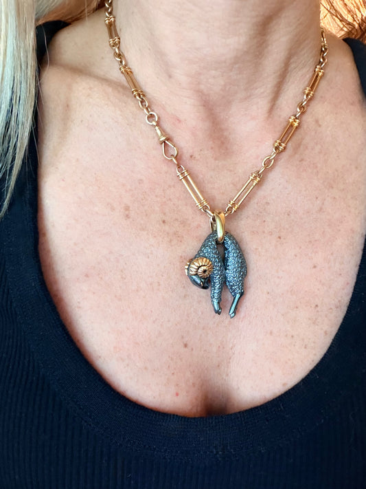 Vintage Cartier Golden Fleece Pendant