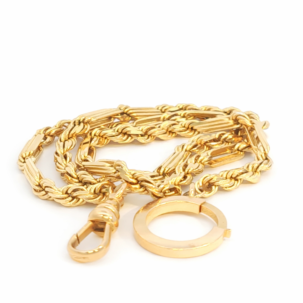 Antique Alternating Rope Chain