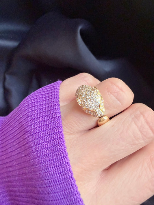 Cartier Diamond Panthère Ring