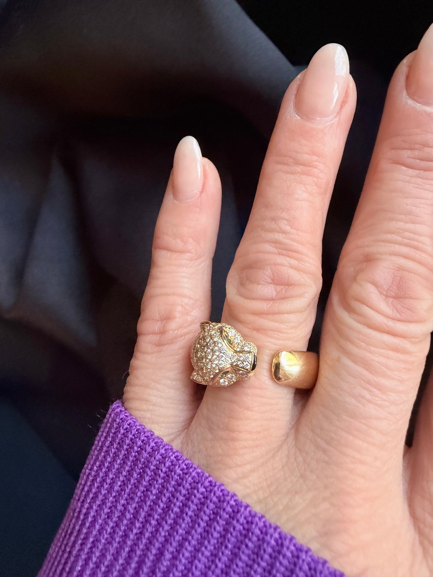 Cartier Diamond Panthère Ring