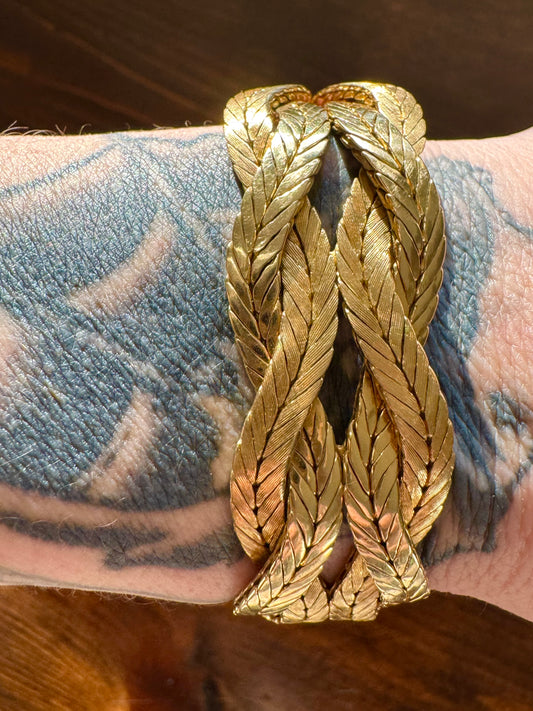 Jacques Cartier 1970s Woven Bracelet