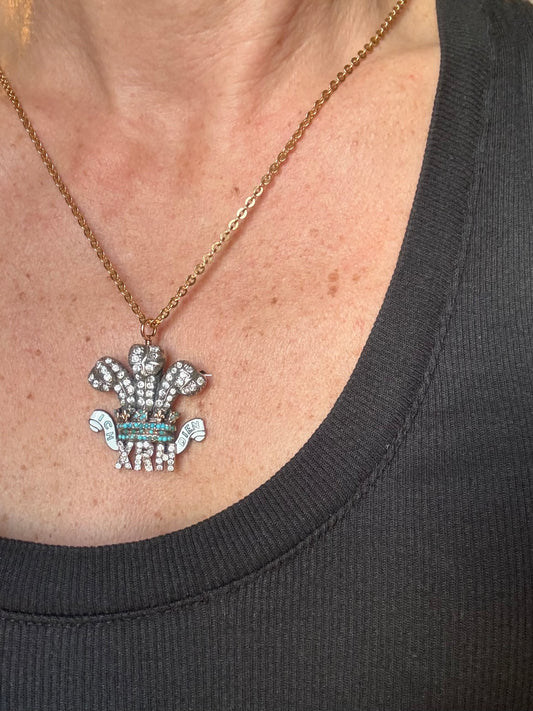 Birks Antique Prince of Wales Brooch/ Pendant