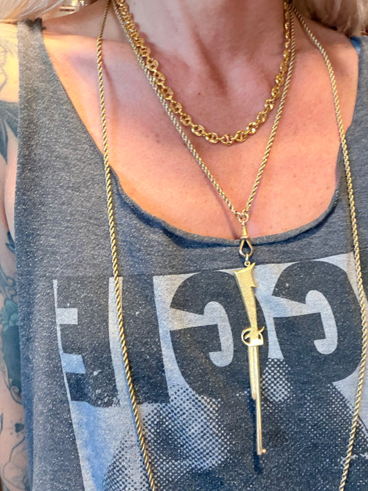 Vintage Rifle Pendant