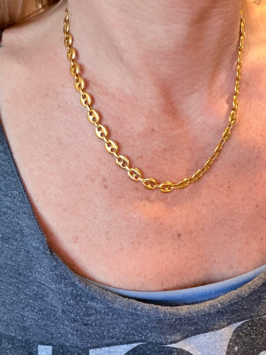 Vintage Mariner Link Necklace