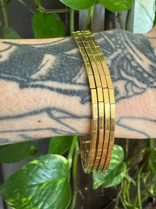 Grossé Designer Four Strand 18k Gold Silken Bracelet