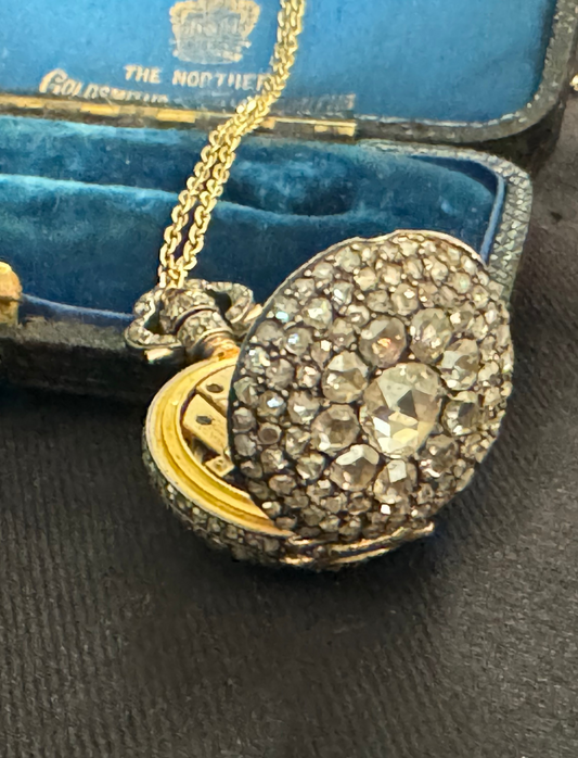 Antique Tiffany and Co. Diamond Ladies Dress Pocket Watch