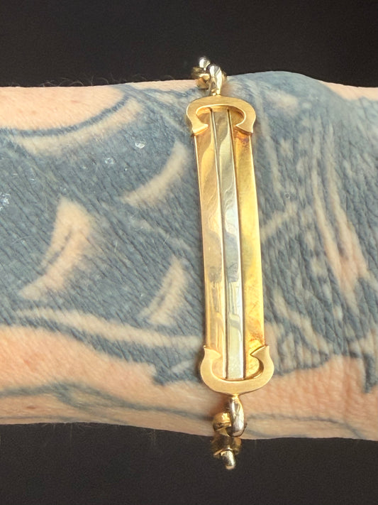 Vintage Cartier ID Tri-Color Bracelet