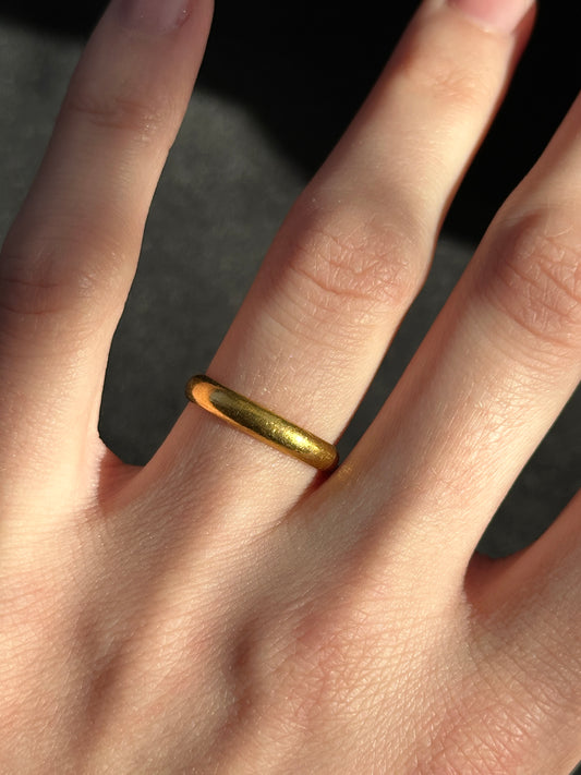 24 Karat Adjustable Gold Ring