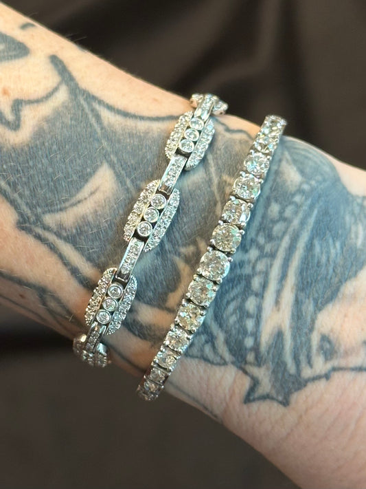 Platinum Art Deco Diamond Bracelet