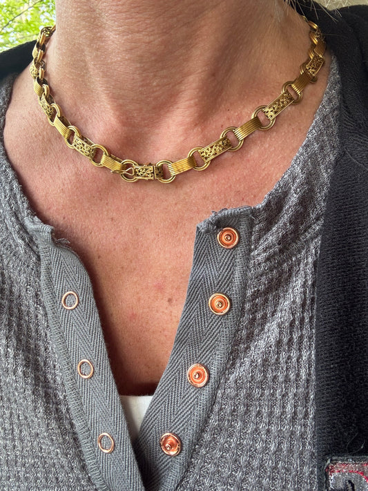 Victorian Boxed Bracelet Necklace Set