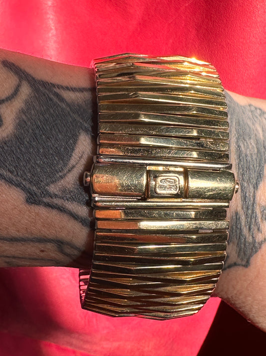 Chimento 18k Yellow and White Gold Reversible Bracelet