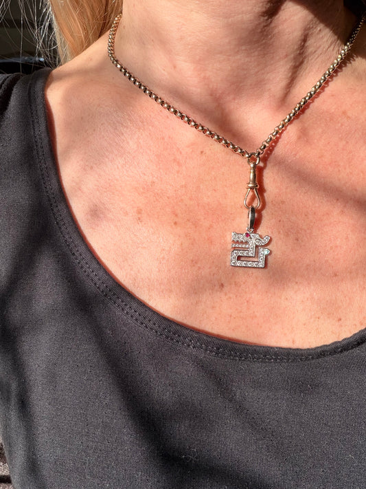 Cartier Diamond Le Baiser du Dragon Pendant