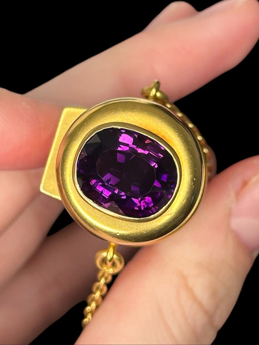 Antique Tiffany & Co. Amethyst Perfume Bottle