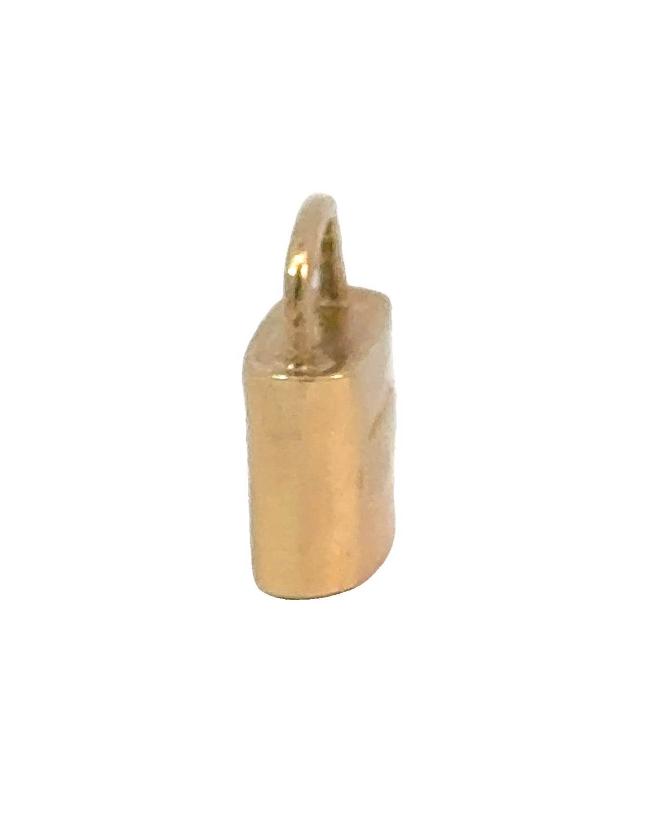 Vintage 14k Gold Mini Padlock Charm