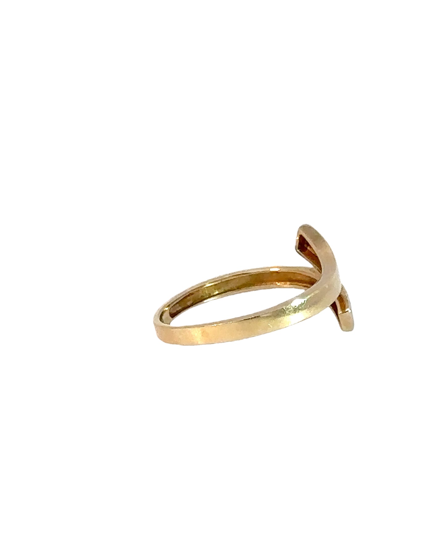 Vintage 14k Two Tone Gold Bypass Ring