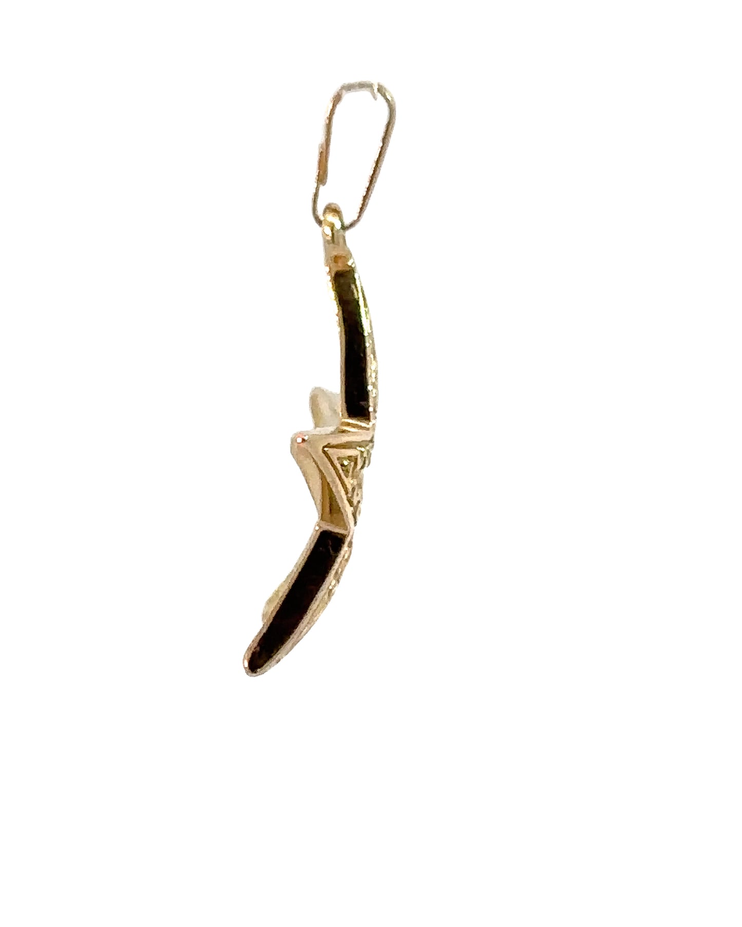 Vintage 14k Yellow Gold Star Cutout Pendant