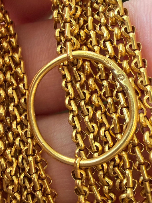 Portuguese Wrapped Long Rolo Chain