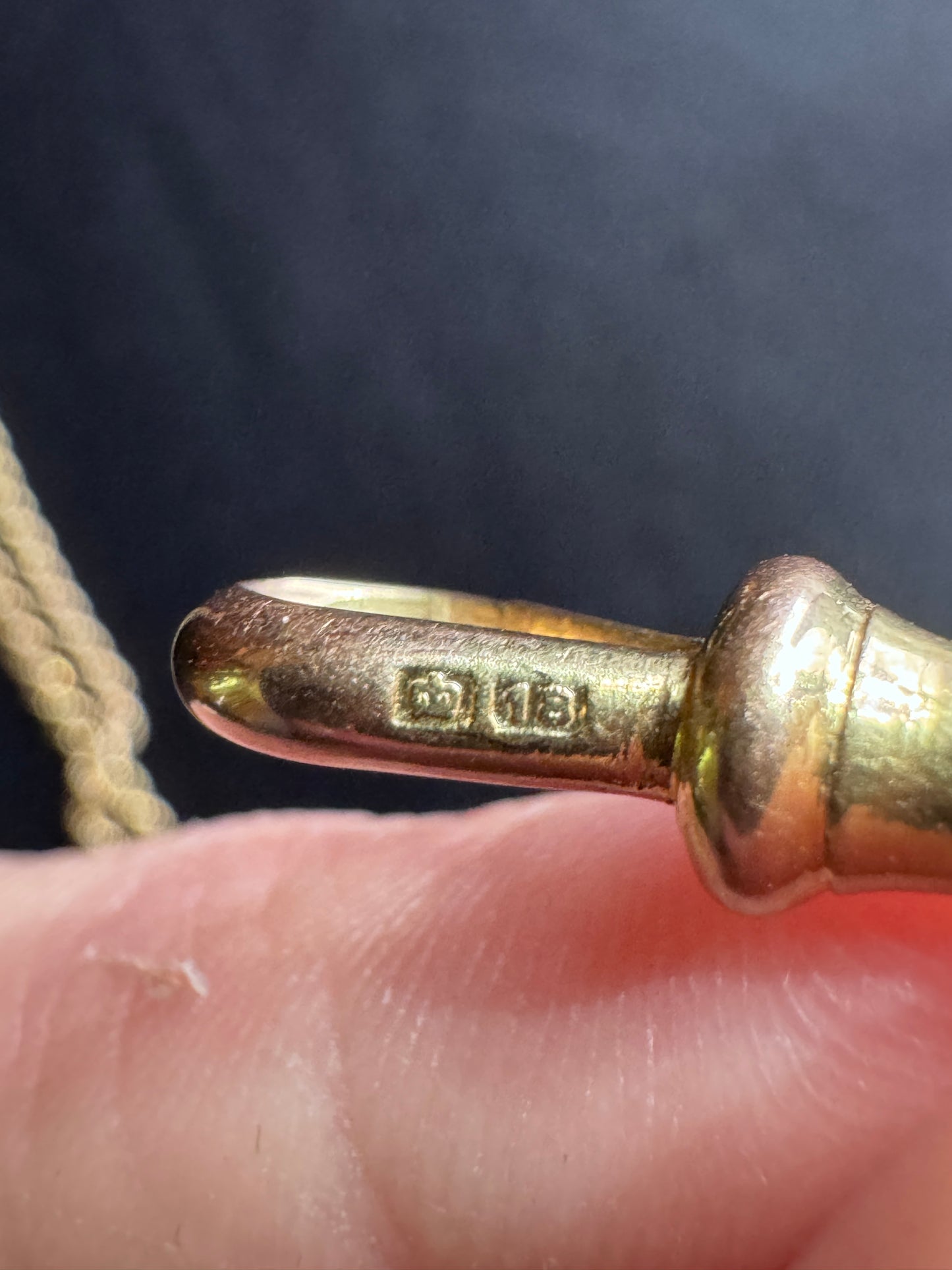 Georgian 15ct Gold Antique Rope Chain