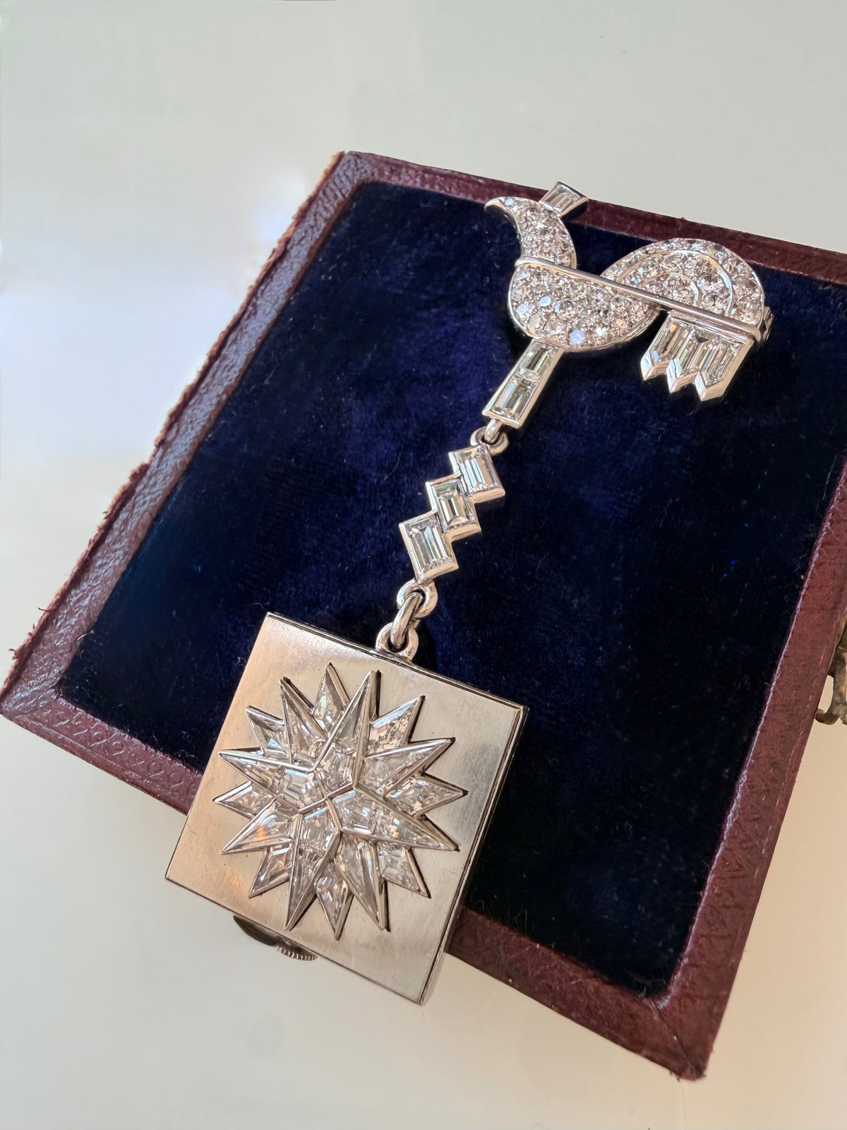 Maboussin Art Deco Rooster Watch Pendant
