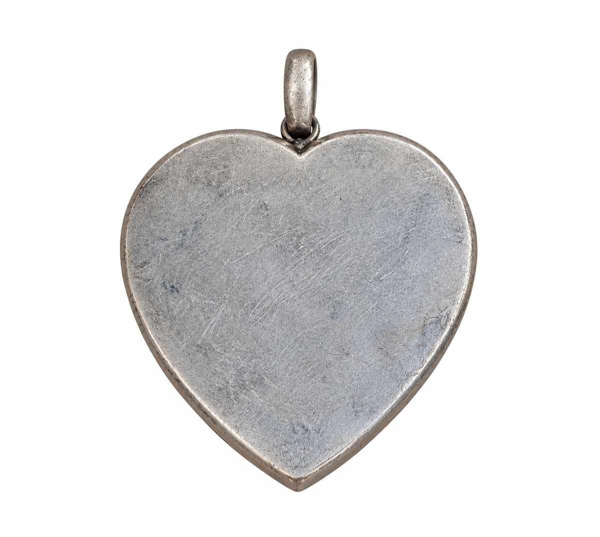 Art Deco Enamel and Diamond Heart Locket Pendant