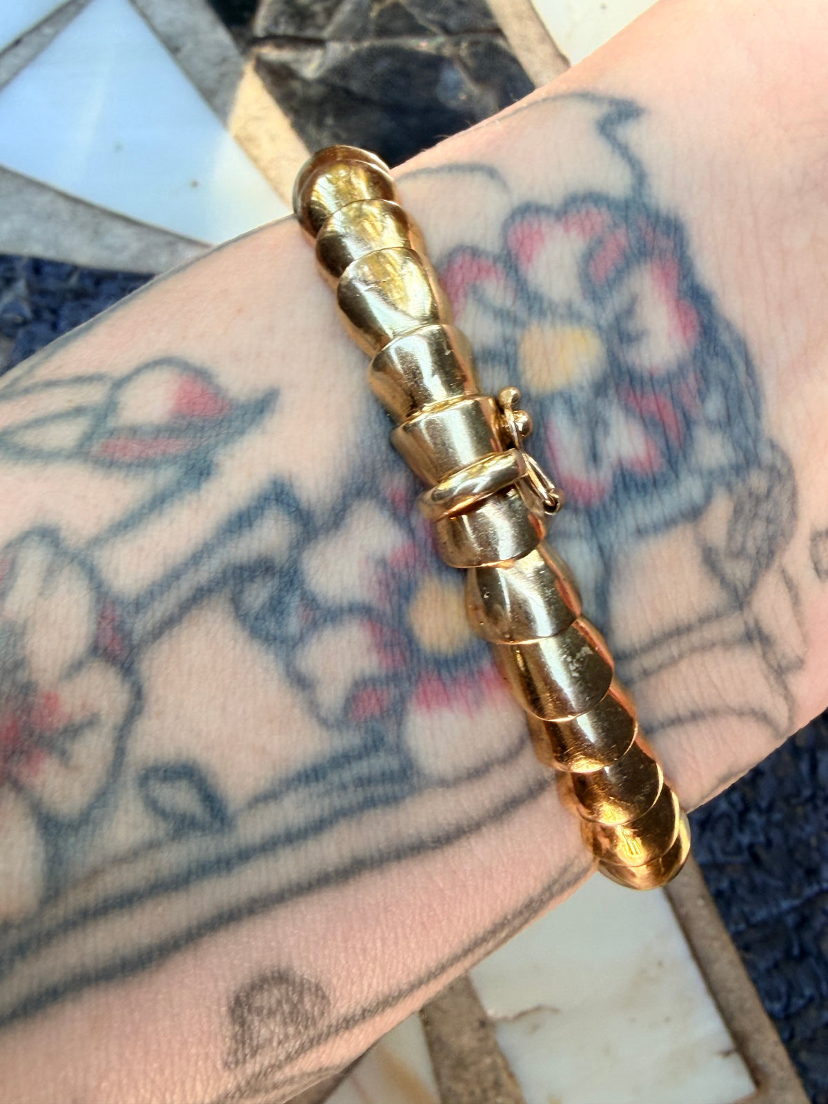 Vintage Articulated Diamond Bracelet