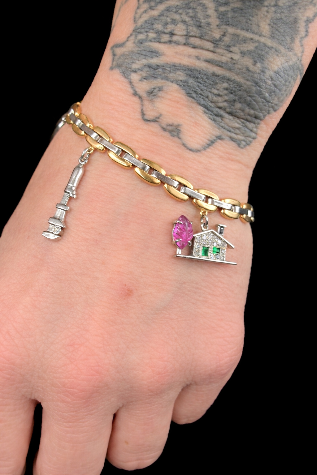 Art Deco Cartier Charm Bracelet