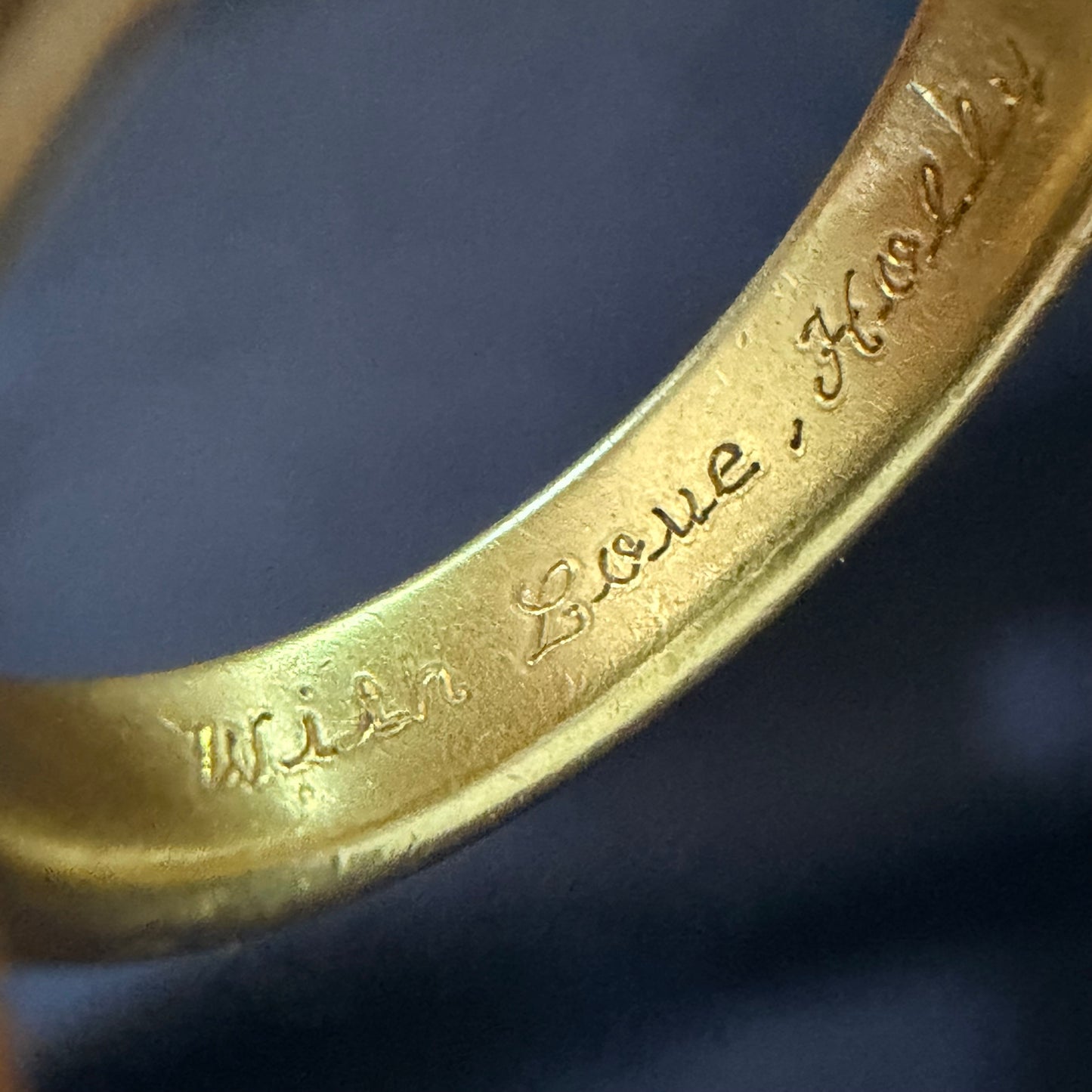 Vintage Cartier Tri-Color Gold Trinity Band