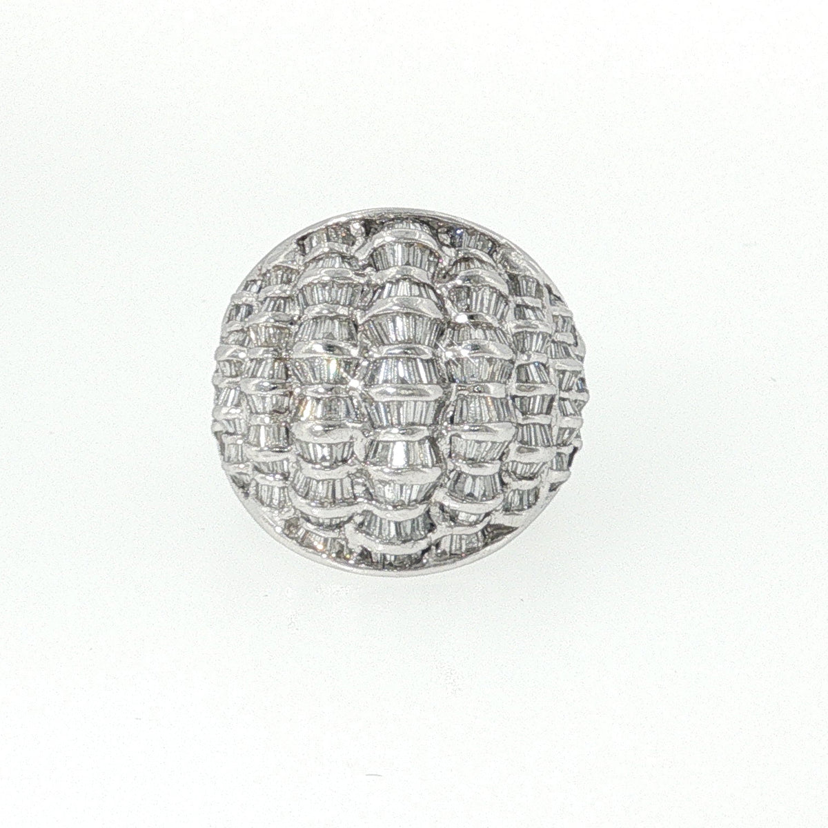 Vintage Diamond Basketweave Ring