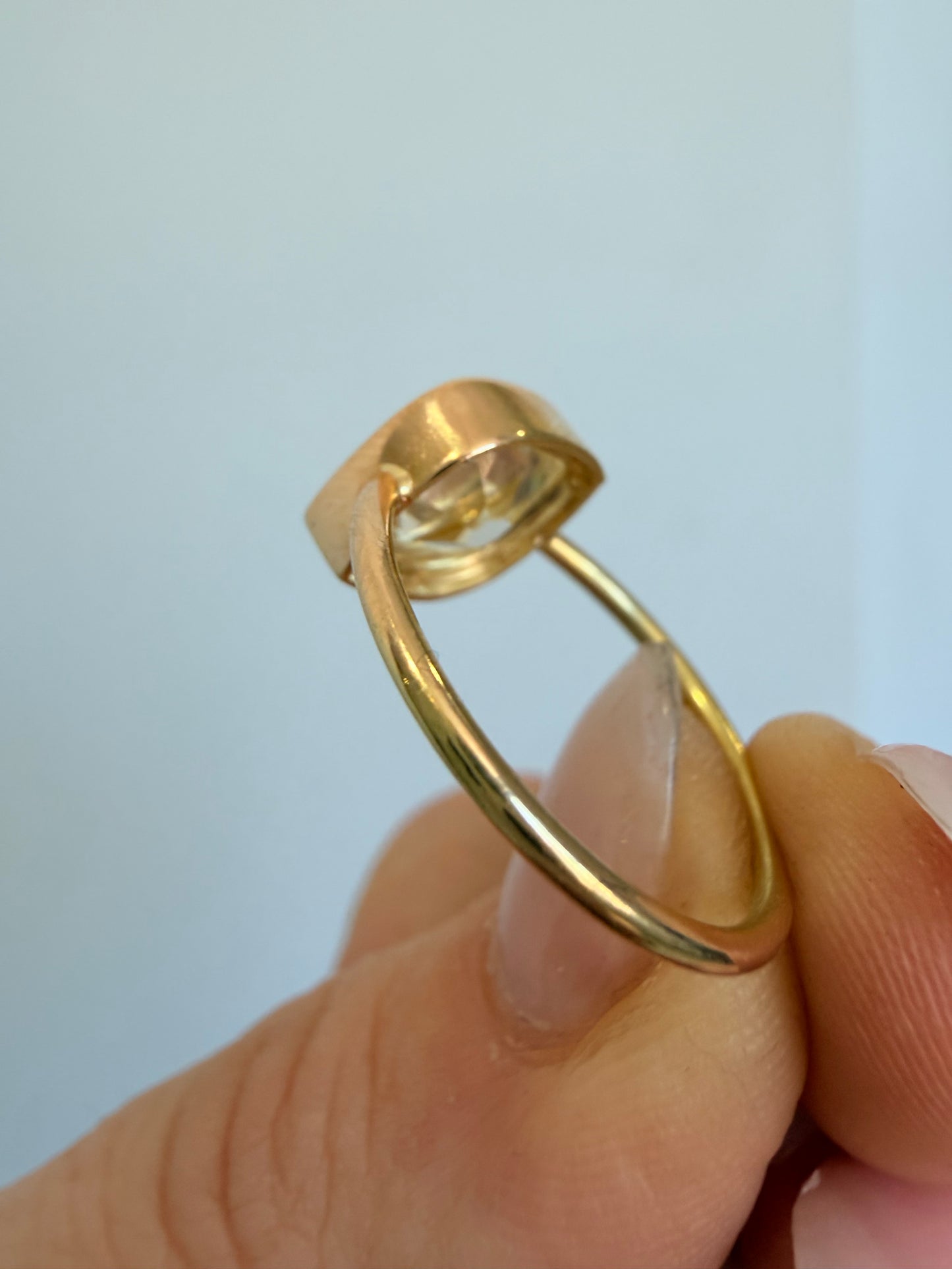 Contemporary Fancy Yellow Diamond Ring