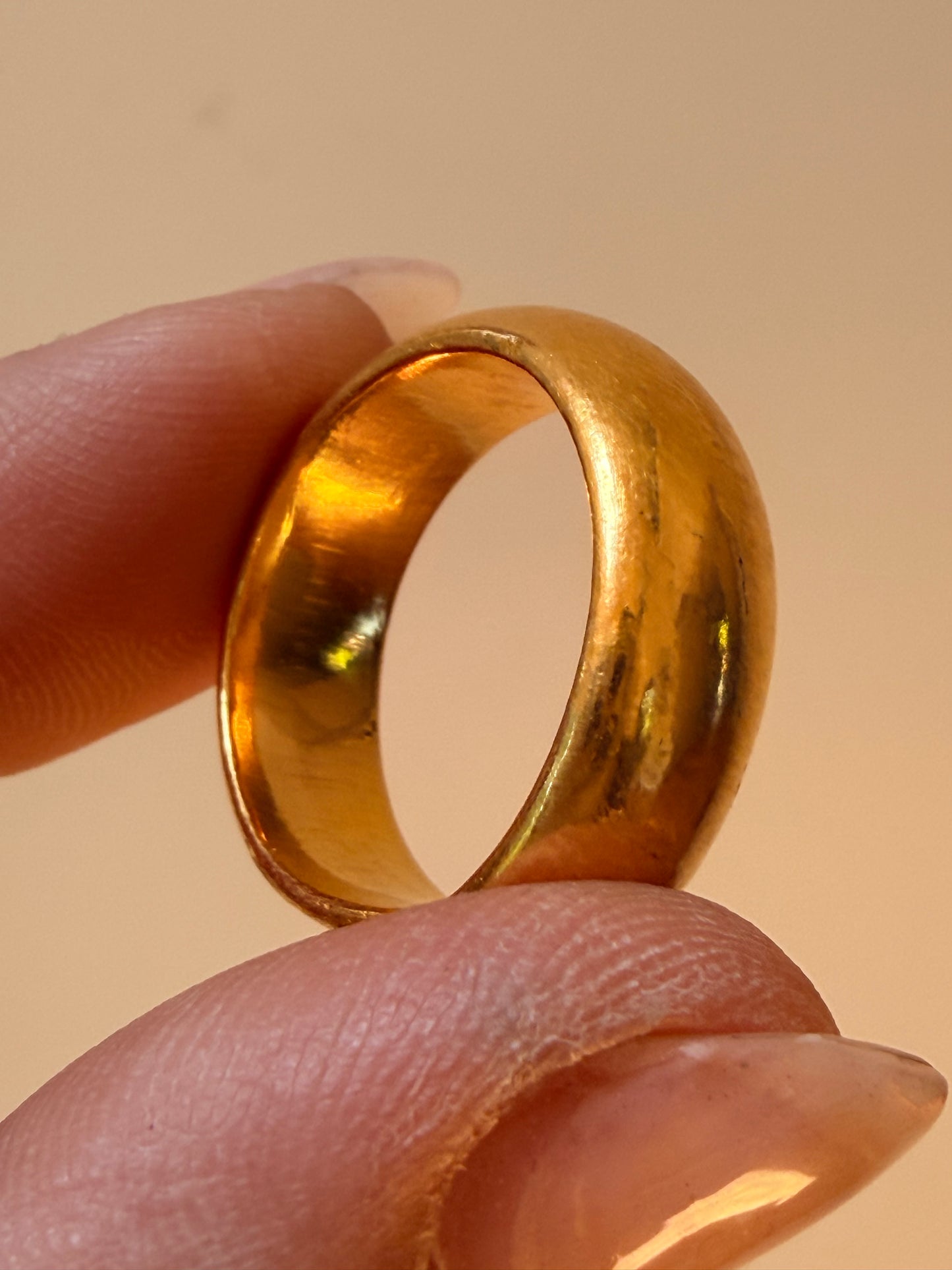 Vintage 24k Donut Band
