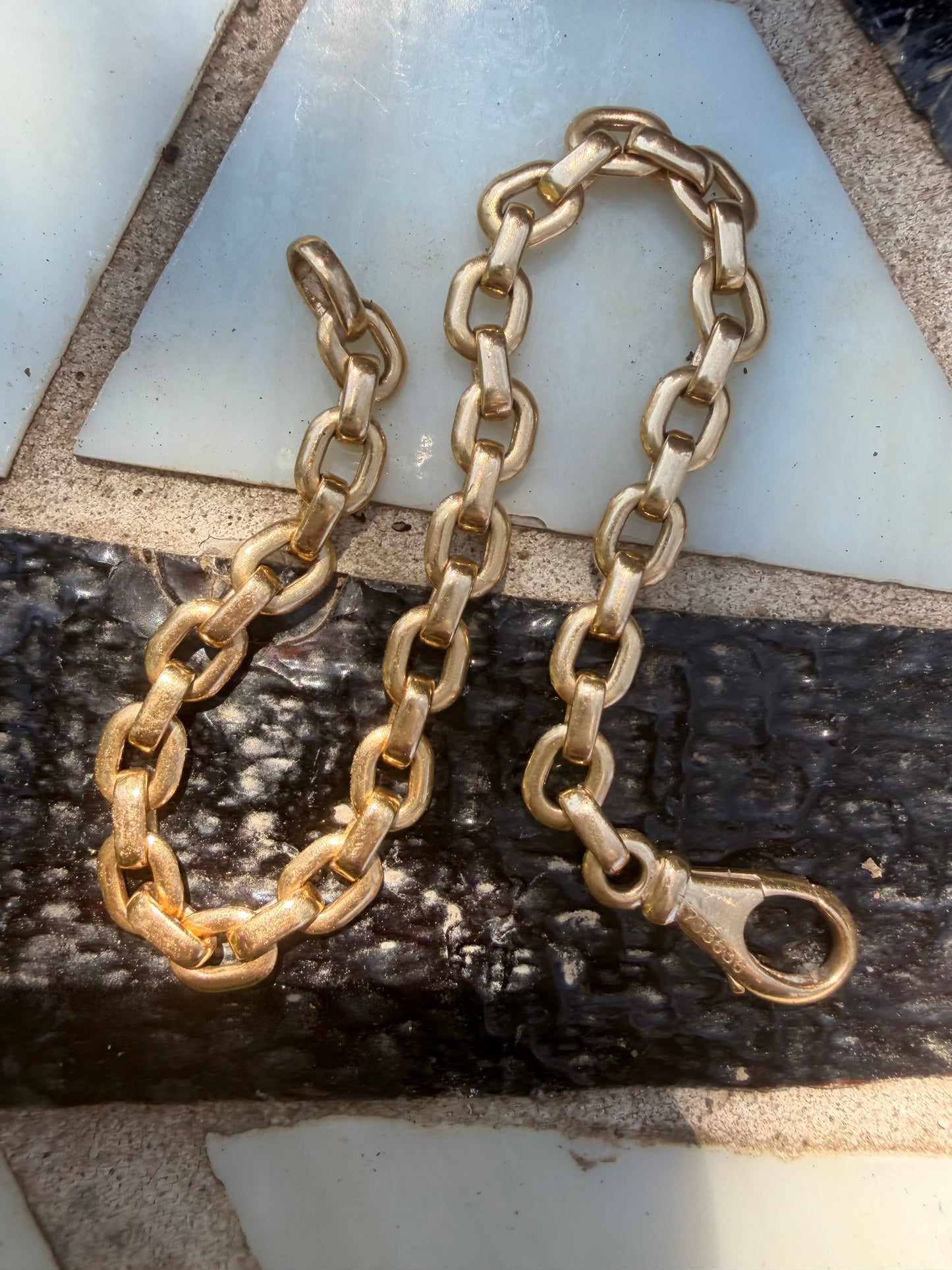 Vintage Cartier Meplat Oval Link Bracelet