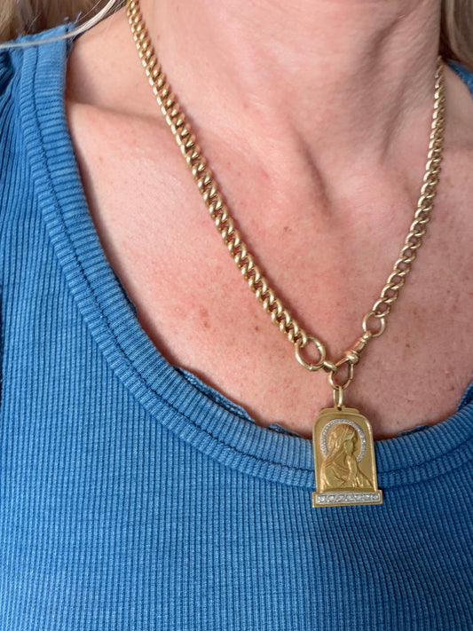 Vintage Mary Madonna Pendant