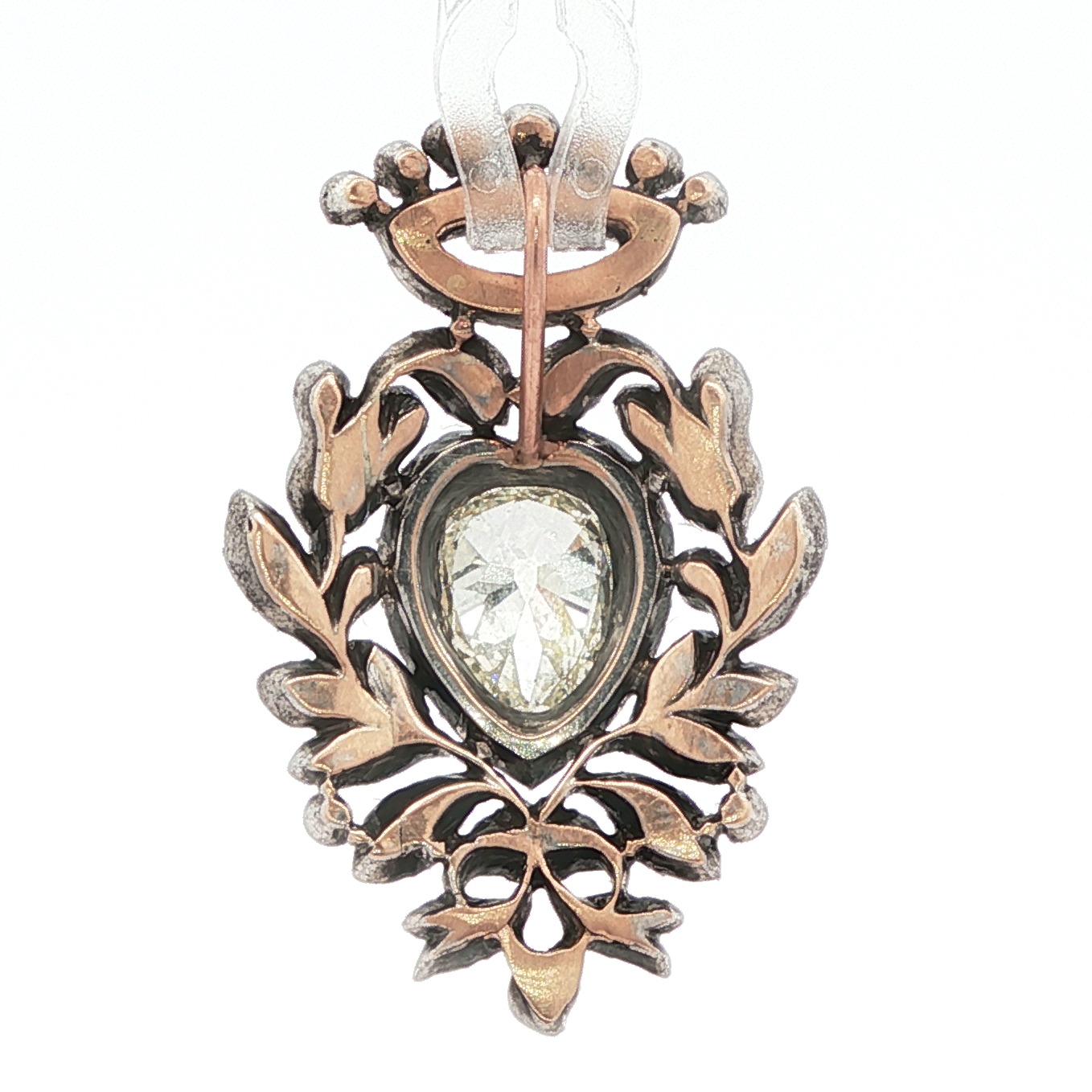 Georgian Crowned Heart Pendant