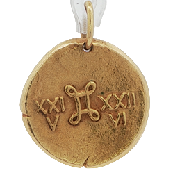 Victorian Georges Lenfant for VCA Gemini Zodiac Pendant