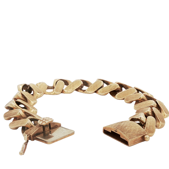 Vintage Pyramid Curb  Bracelet