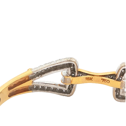 Vintage Pave Set Diamond Bangle