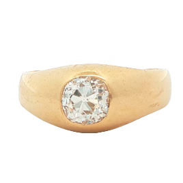 Vintage Old Mine Cut Diamond Ring