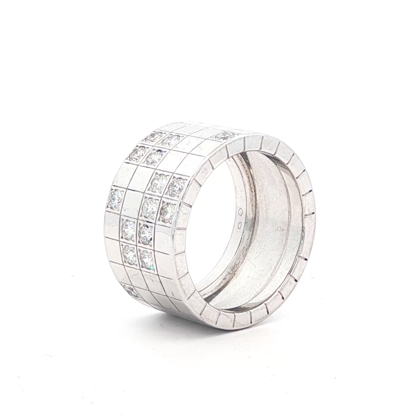 Cartier Diamond Wide Set Band Ring