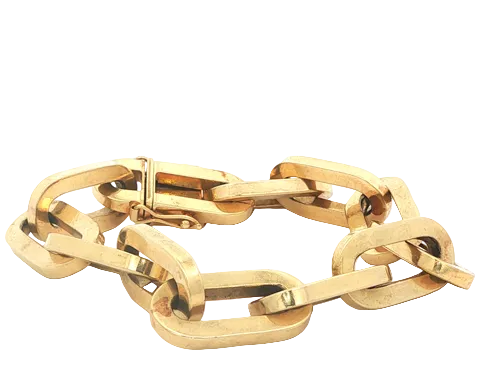 Vintage Heavy Biker Link Bracelet