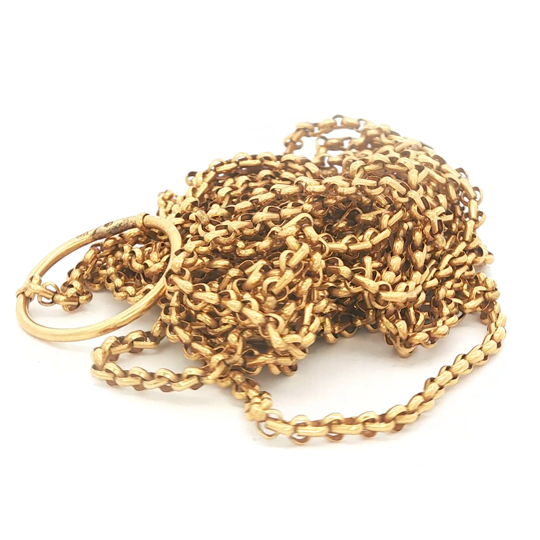 Portuguese Wrapped Long Rolo Chain