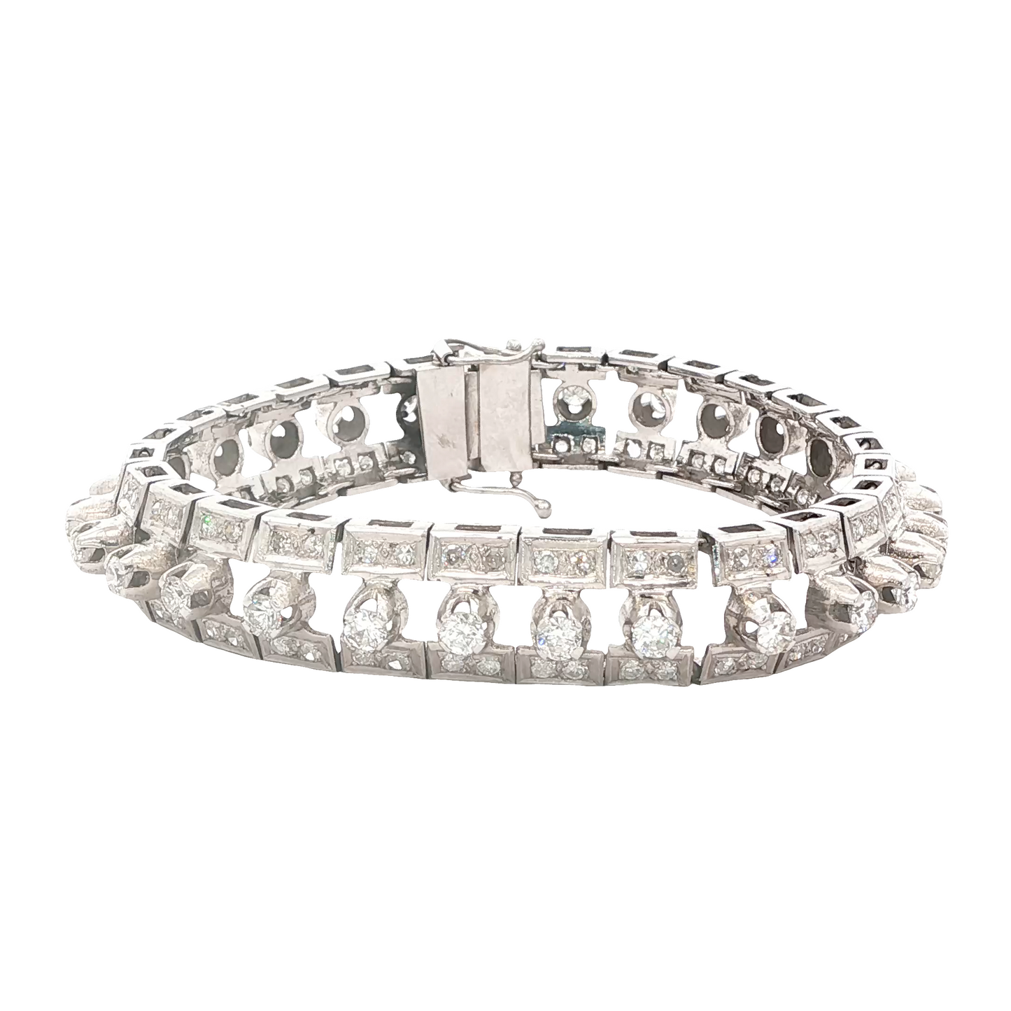 Vintage Spiky Diamond Bracelet